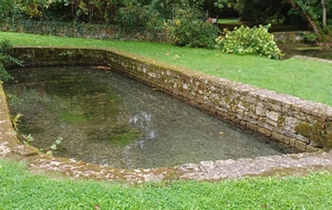 12/09/2025 - Journée à Chef-Boutonne animée par Michel M. - Photo Michel M. - Rouissoir à la source de la Somptueuse à Sompt - Rouissoir : lieu où on fait macérer les plantes textiles (chanvre, lin, ...)