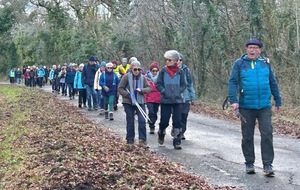 10/01/2026 - Rando normale dite de la galette animée par Bernard C. avec l'aide de Michel M. et Thierry M. -Photo Joël F.