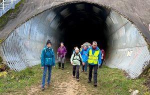 24/01/2026 - Normale à Buxerolles animée par Thierry M. - Photo Joël F. - A la sortie d'un second tunnel.