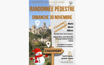 Randonnée - Chauvigny - Dimanche 30 novembre