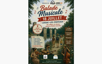 Balade musicale - Lussac les Châteaux - 18 juillet