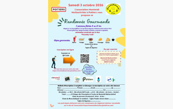 Randonnée gourmande - Poitiers/Montmidi - Samedi 3 octobre