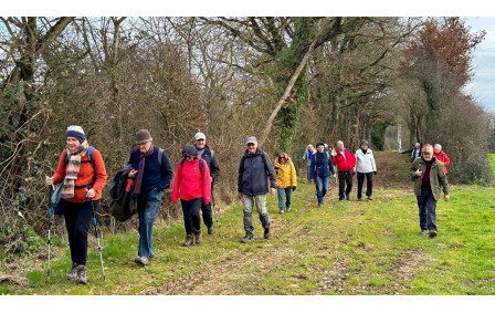 14/01/2026 - Mini rando animée par Raymond G. à Mignaloux -Beauvoir - Photo Joël F.