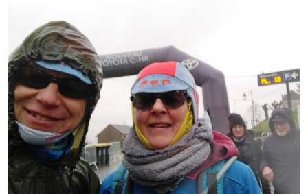 Dimanche 15 février, 13h46. Ils l'ont fait ! BRAVO à nos trois randonneurs d'exception !