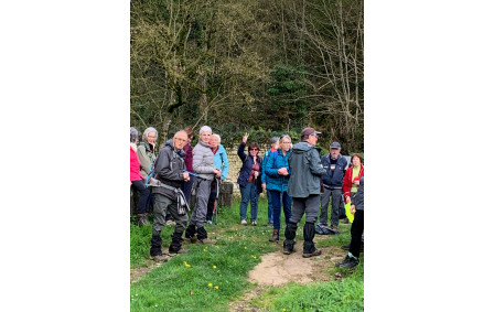 14/03/2026 - Normale à Chiré en Montreuil animée par Annie G. - Photo Josette V. - Pause au bord de l'Auxance au moulin de Paluau.